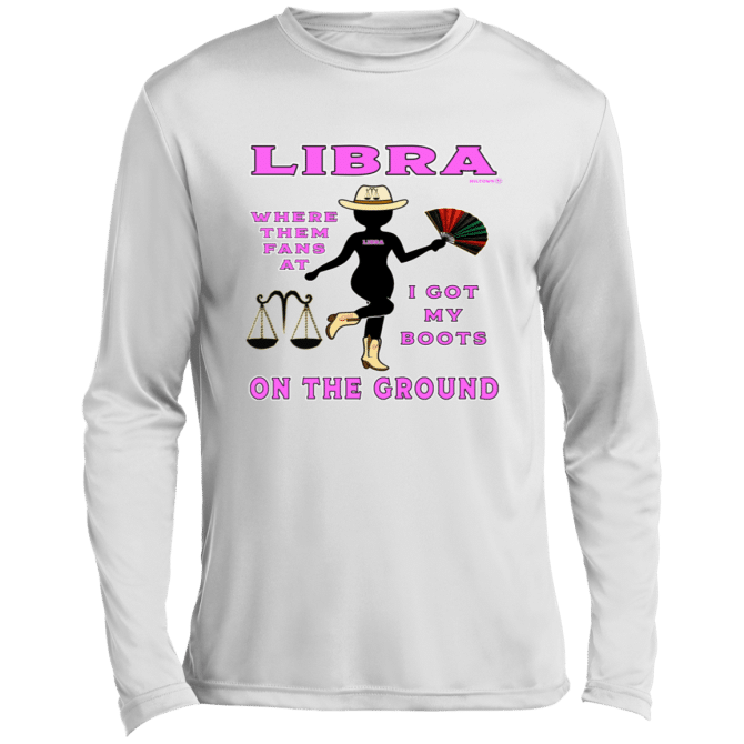 Libra Boots On The Ground - Lg Sleeve Tee - Image 2