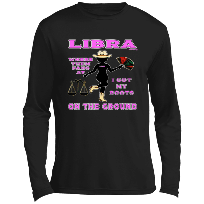 Libra Boots On The Ground - Lg Sleeve Tee - Image 3