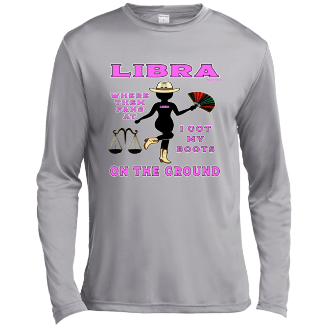 Libra Boots On The Ground - Lg Sleeve Tee