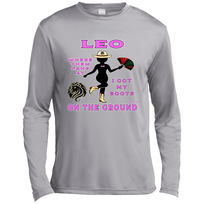 Leo Boots On The Ground - Lg Sleeve Tee
