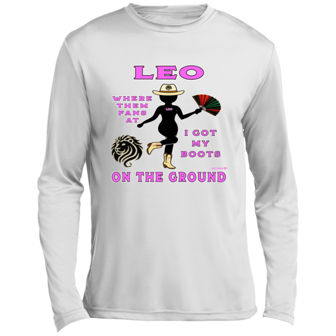 Leo Boots On The Ground - Lg Sleeve Tee - Image 2