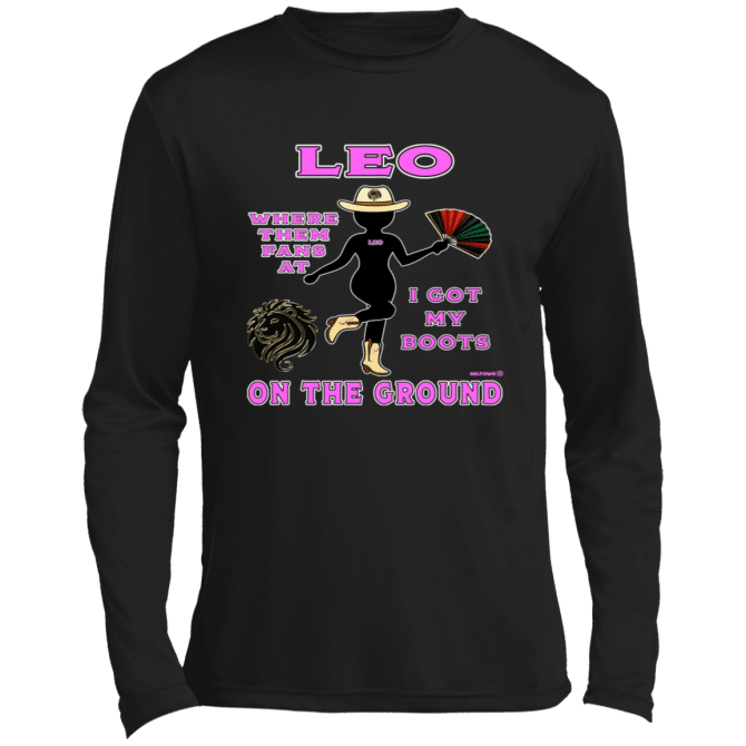 Leo Boots On The Ground - Lg Sleeve Tee - Image 3