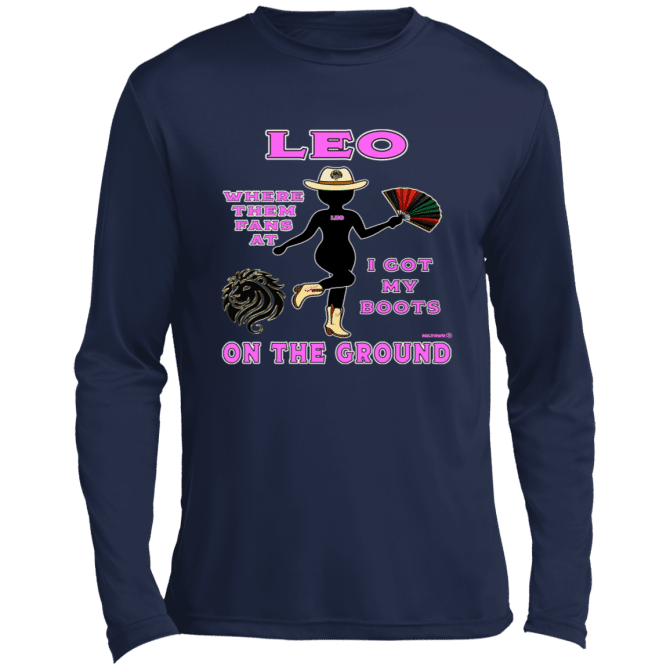 Leo Boots On The Ground - Lg Sleeve Tee - Image 4