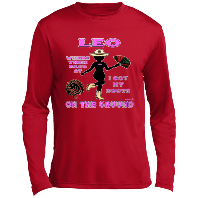 Leo Boots On The Ground - Lg Sleeve Tee - Image 5