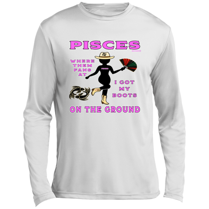 Pisces Boots On The Ground - Lg Sleeve Tee - Image 2