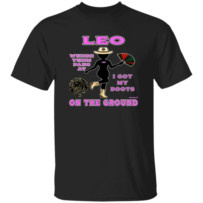 Leo Boots On The Ground - T-Shirt - Image 2