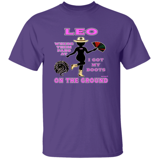 Leo Boots On The Ground - T-Shirt - Image 5
