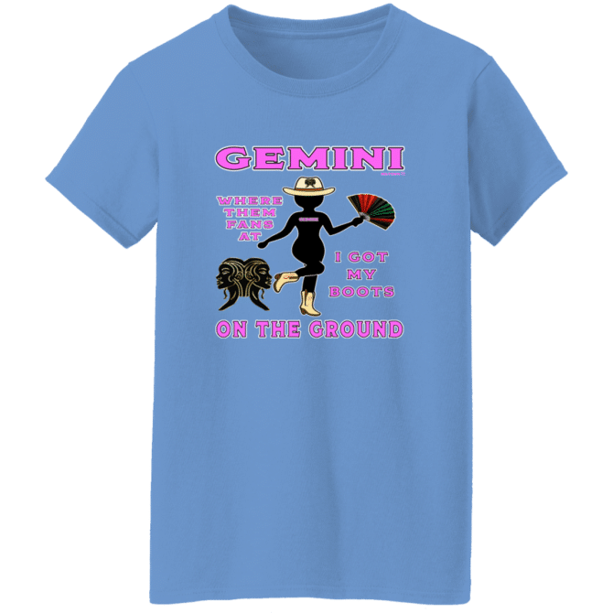 Gemini Boots On The Ground - Ladies'  T-Shirt - Image 2