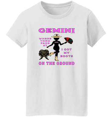 Gemini Boots On The Ground - Ladies'  T-Shirt