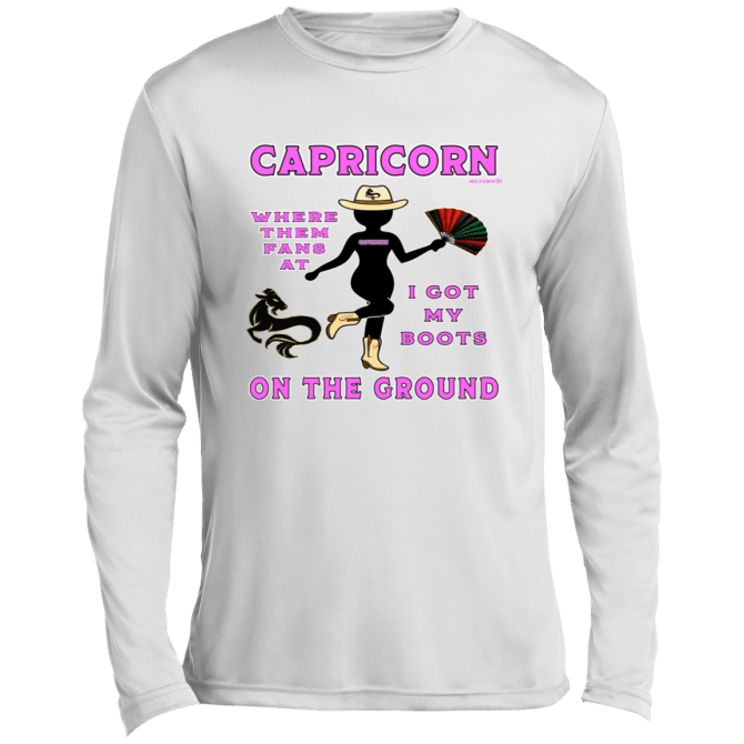 Capricorn Boots On The Ground - Lg Sleeve Tee - Image 2