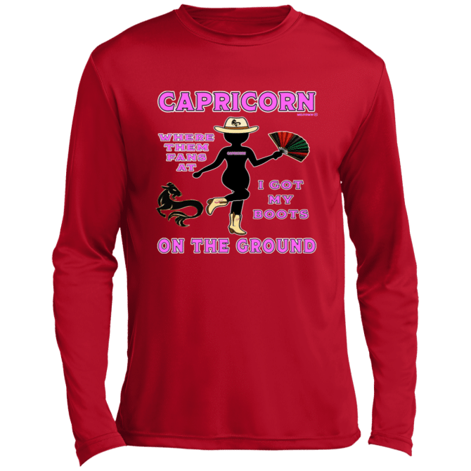 Capricorn Boots On The Ground - Lg Sleeve Tee - Image 5