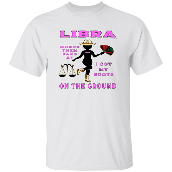 Libra Boots On The Ground - T-Shirt
