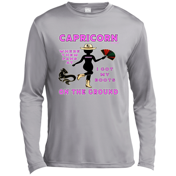 Capricorn Boots On The Ground - Lg Sleeve Tee