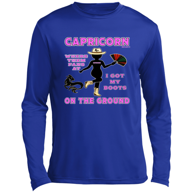 Capricorn Boots On The Ground - Lg Sleeve Tee - Image 6