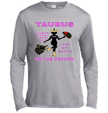 Taurus Boots On The Ground - Lg Sleeve Tee