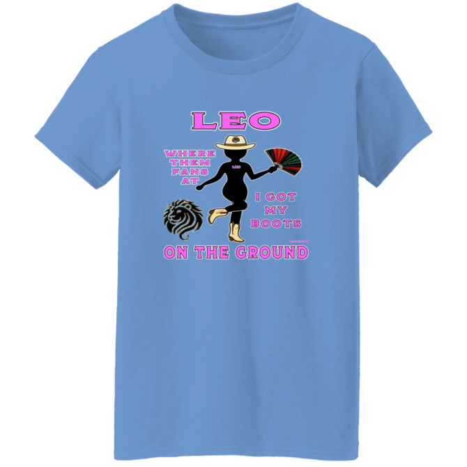 Leo Boots On The Ground - Ladies'  T-Shirt - Image 2