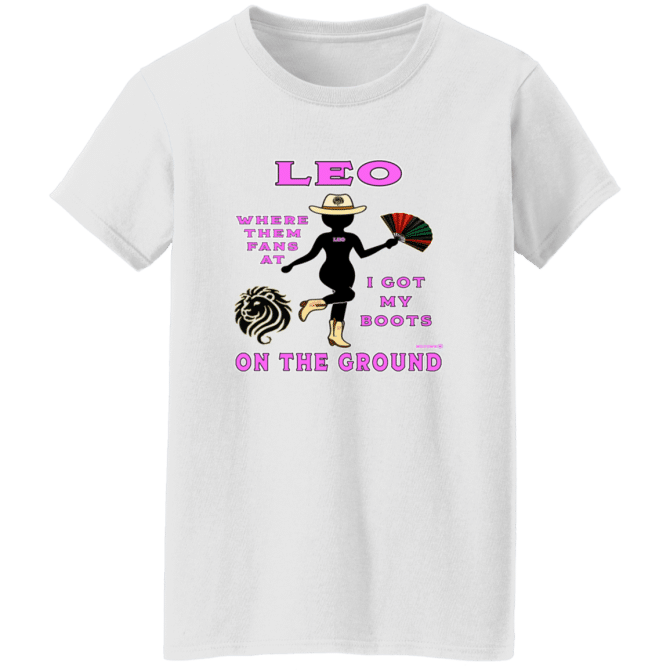 Leo Boots On The Ground - Ladies'  T-Shirt