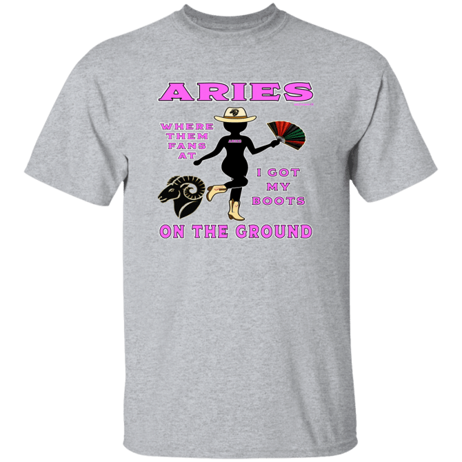Aries Boots On The Ground - T-Shirt - Image 8