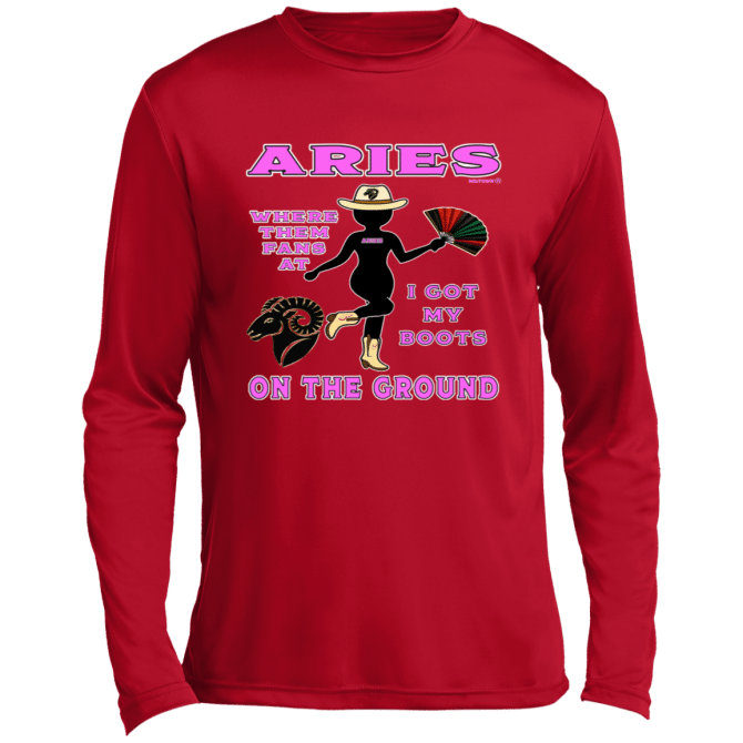 Aries Boots On The Ground - Lg Sleeve Tee - Image 5