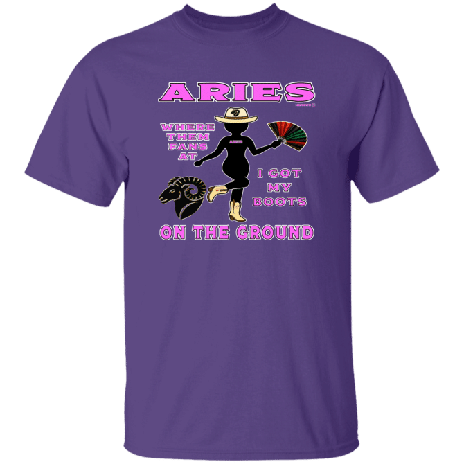 Aries Boots On The Ground - T-Shirt - Image 5