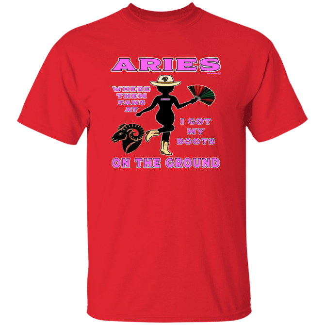 Aries Boots On The Ground - T-Shirt - Image 6