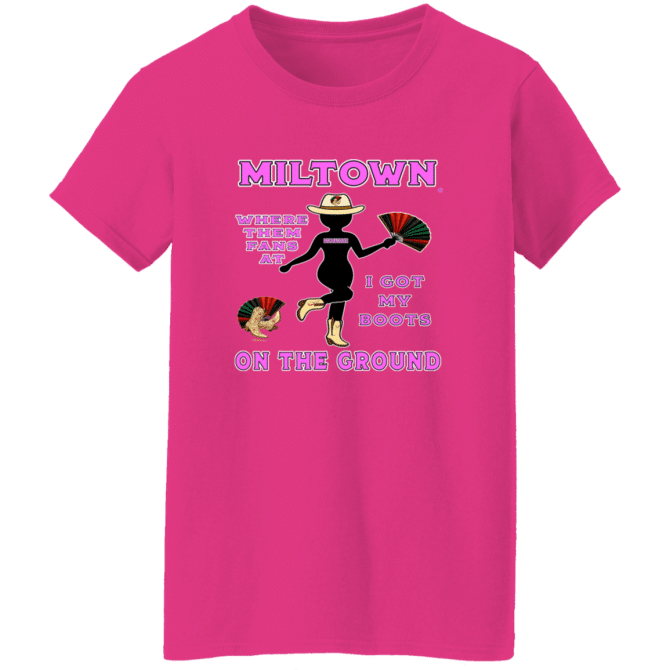 Miltown Boots On The Ground - Ladies'  T-Shirt - Image 3