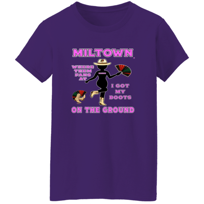 Miltown Boots On The Ground - Ladies'  T-Shirt - Image 6