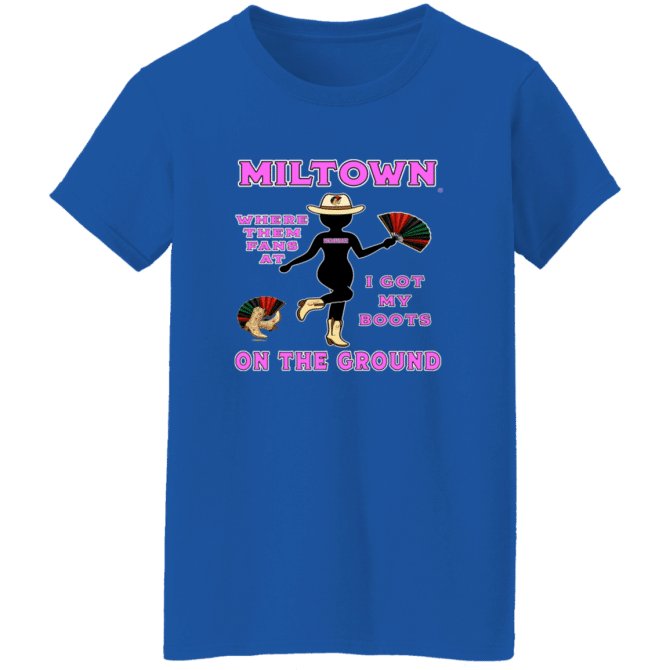 Miltown Boots On The Ground - Ladies'  T-Shirt - Image 8