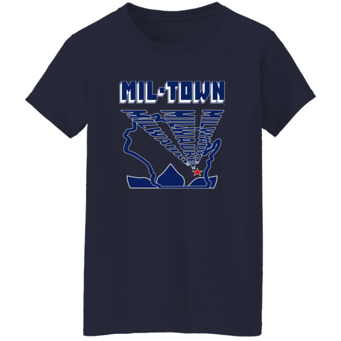MIL-TOWN Milwaukee Rays - Ladies'  T-Shirt - Image 5