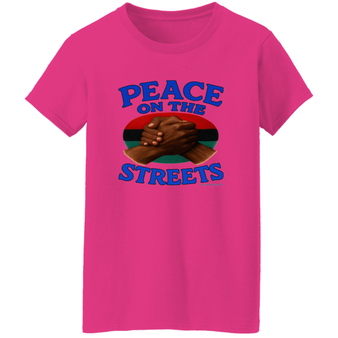 Peace On The Streets 02 - Ladies'  T-Shirt - Image 3
