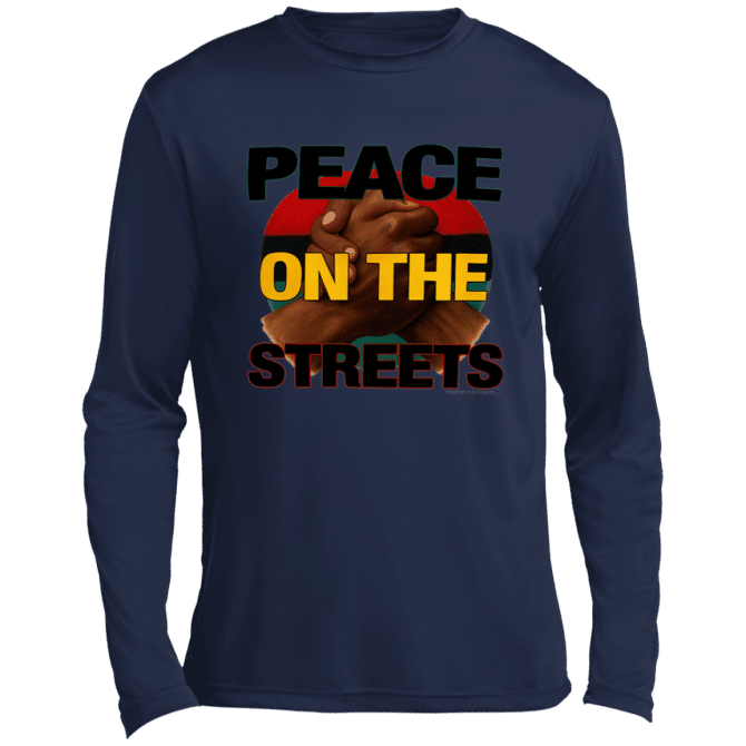 Peace On The Streets 01 - Lg Sleeve Tee - Image 4