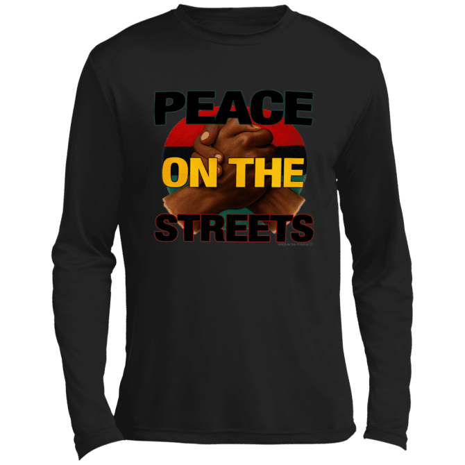 Peace On The Streets 01 - Lg Sleeve Tee - Image 3
