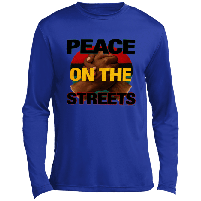 Peace On The Streets 01 - Lg Sleeve Tee - Image 6
