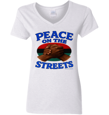 Peace On The Streets 02 - Ladies'  V-Neck