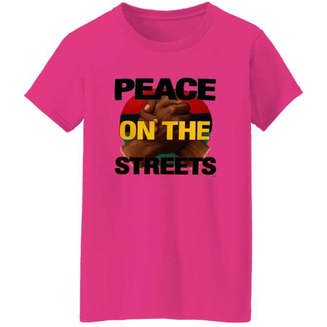 Peace On The Streets 01 -Ladies'  T-Shirt - Image 3
