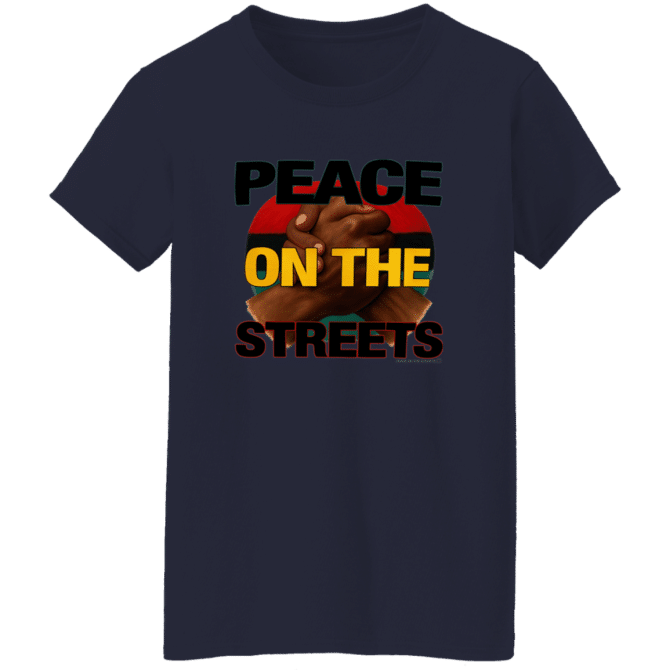 Peace On The Streets 01 -Ladies'  T-Shirt - Image 5