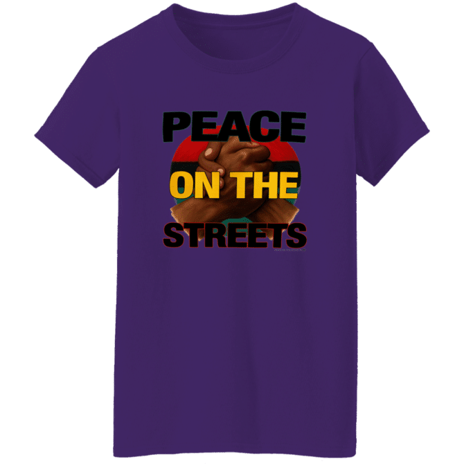 Peace On The Streets 01 -Ladies'  T-Shirt - Image 6
