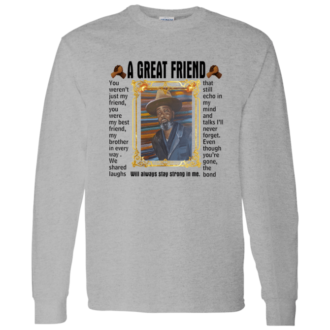 Chris Black Text Long Sleeve T-Shirt - Image 2
