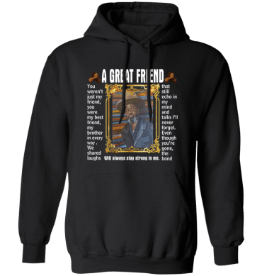 Chris Hoodie White Text