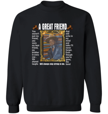 Chris White Text Pullover Sweatshirt