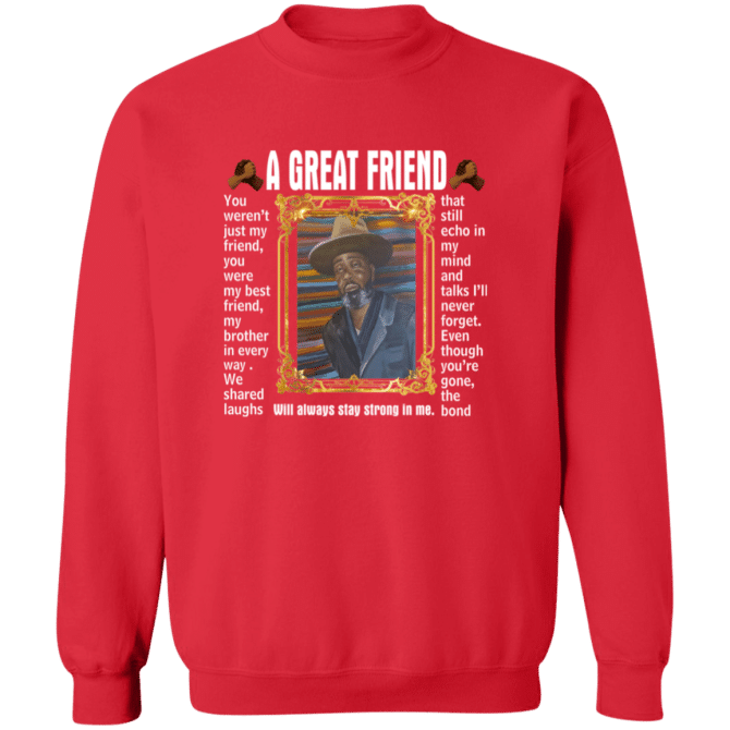 Chris White Text Pullover Sweatshirt - Image 3