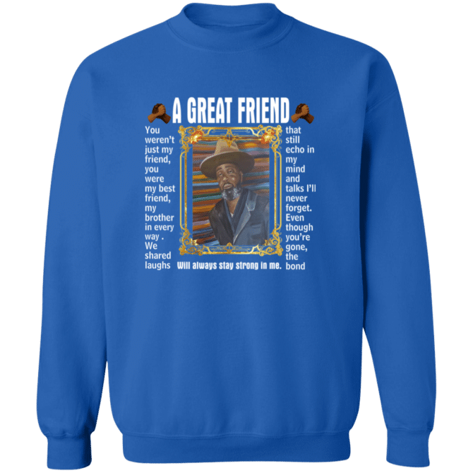 Chris White Text Pullover Sweatshirt - Image 4