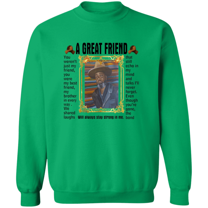 Chris Black Text Pullover Sweatshirt - Image 4