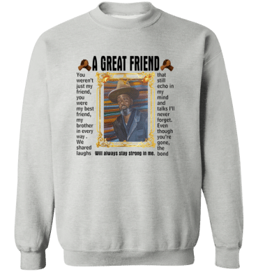 Chris Black Text Pullover Sweatshirt