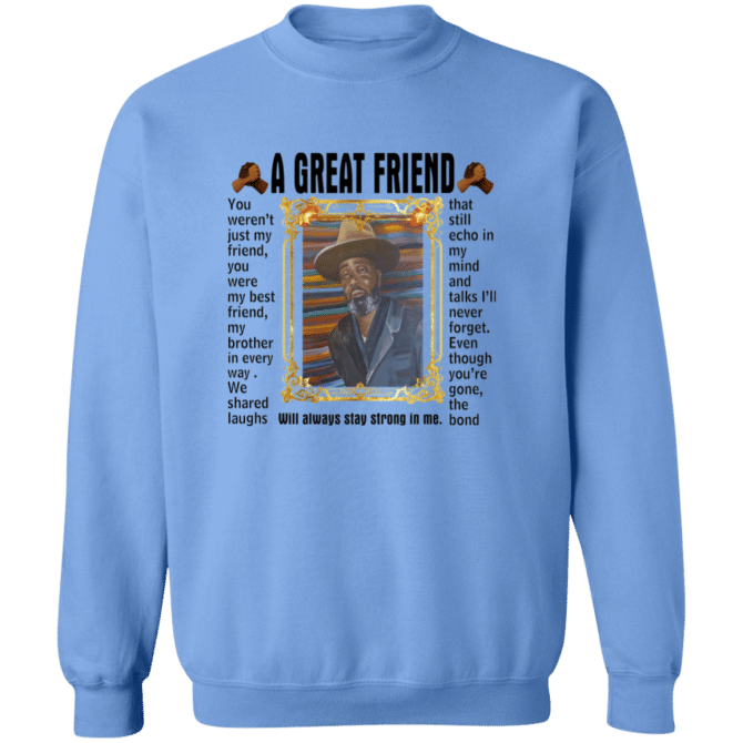 Chris Black Text Pullover Sweatshirt - Image 5